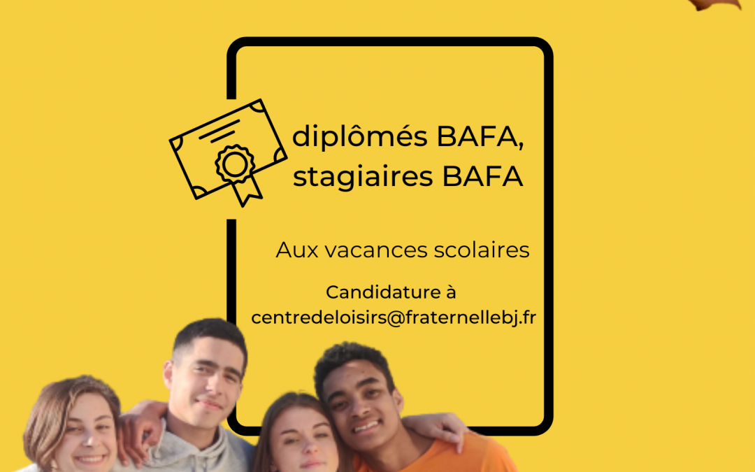 Recherche animateurs